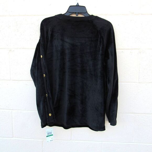 Michael Kors Studded Velour Pullover Sweater - Picture 5 of 6